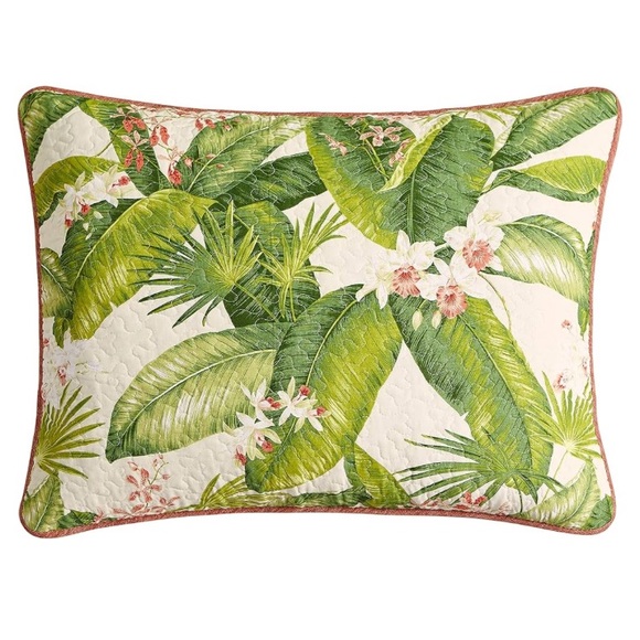 Tommy Bahama Reversible Cotton Twin Quilt Set with Matching Sham NWOT - Picture 6 of 9